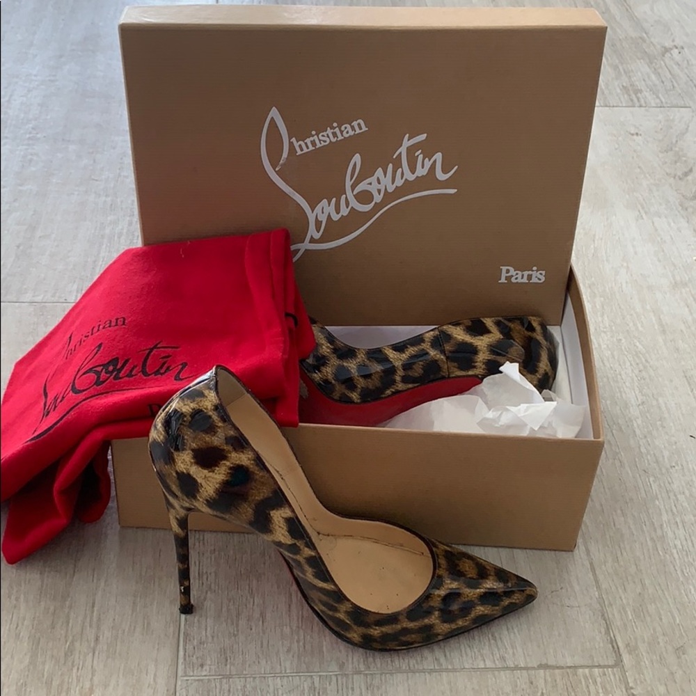 Christian Louboutin Leopard Stilettos size 39